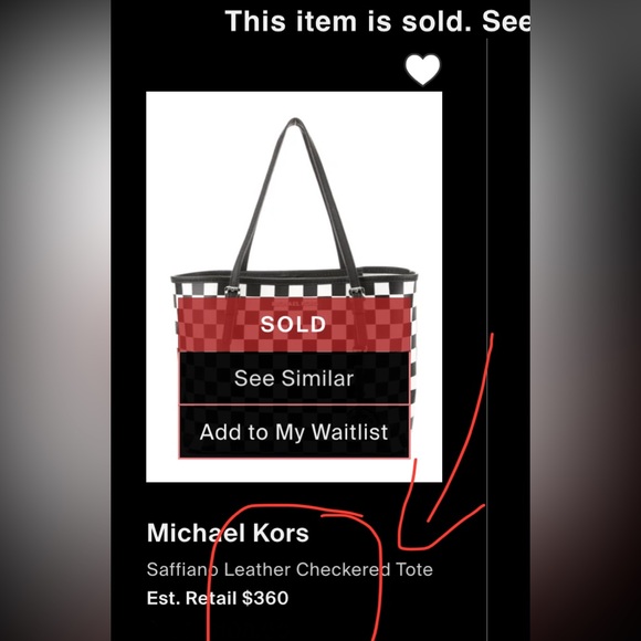 Michael Kors Saffiano Leather RETAILS $360 - Picture 2 of 9